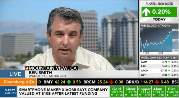 Ben Smith - Bloomberg TV